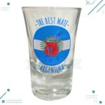 Vaso Tequilero Vidrio (Licor, Shot, Chupitos) - The Best Mate (7x5cm)