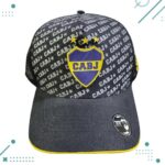 Gorra Negra Boca Juniors - Escudo (cabj)