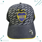 Gorra Negra Boca Juniors - Escudo (cabj)