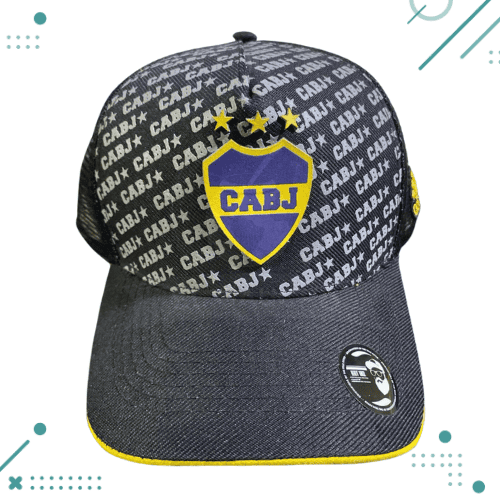 Diseno-sin-titulo-2025-03-20T123907.884.png Gorra Negra Boca Juniors - Escudo (cabj) - Imagen 1
