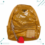 Mochila Engomada "Las Oreiro" Color Marron Claro (40x30cm Aprox.) - Imagen 7