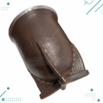 Mate Camionero de Cuero con Virola Color Marron (Interior de Acero) - Imagen 2
