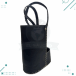 Porta Termo y Mate, Cuero, Color Negro - Imagen 2