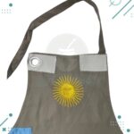 Delantal Parrillero + Repasador (Diseño Argentina) - Color Marrón Claro - Imagen 4