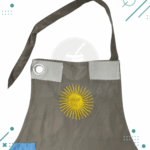 Delantal Parrillero + Repasador (Diseño Argentina) - Color Marrón Claro - Imagen 3