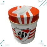 Set Mate River Plate x 3 piezas (mate + yerbera-lata + azucarera-lata) - Imagen 2
