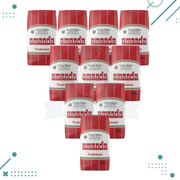 Yerba Mate Amanda Tradicional (1Kg) (pack 10) (10kg)