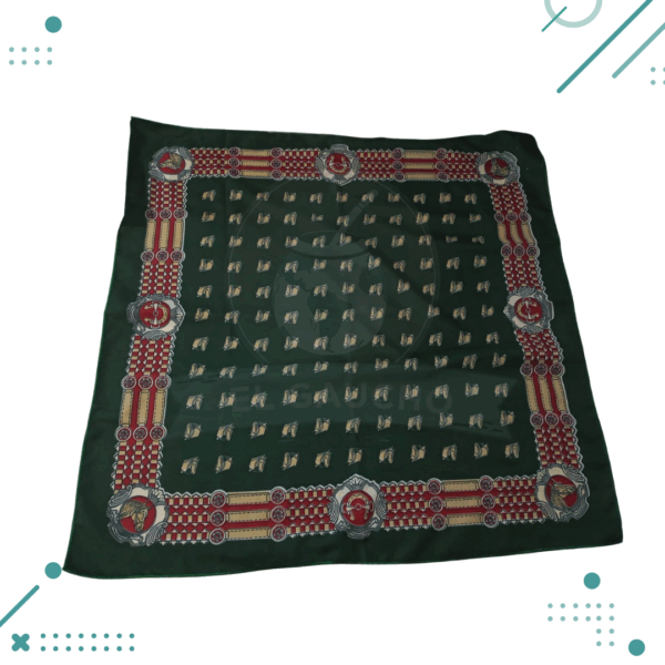 Pañuelo para el cuello FRATELLO Caballos Verde