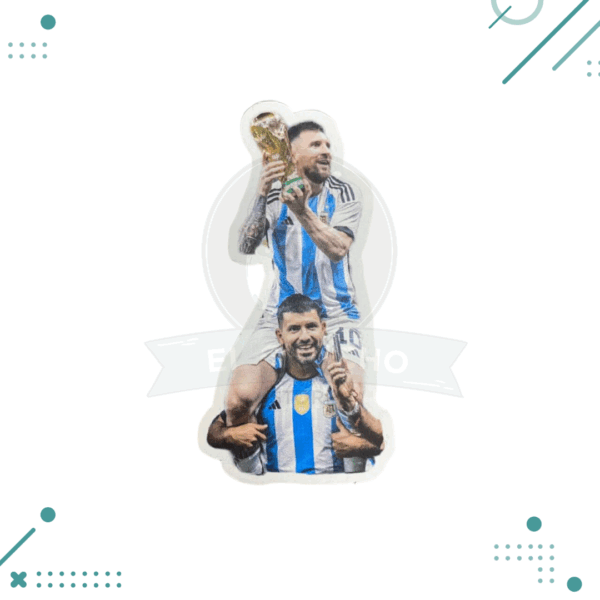 Sticker Selección Argentina –Messi y Kun Agüero