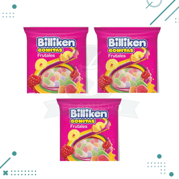 Gomitas Billiken Frutales 150g (3u) (450g)