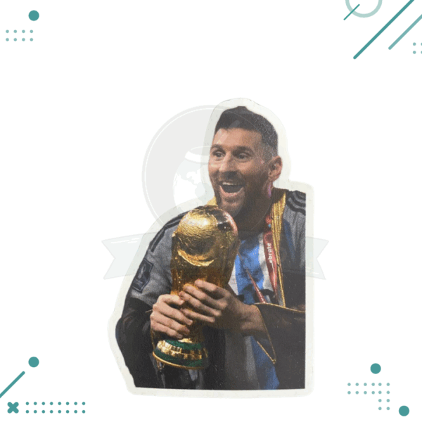 Sticker Messi – Con la Copa del Mundo MOD1