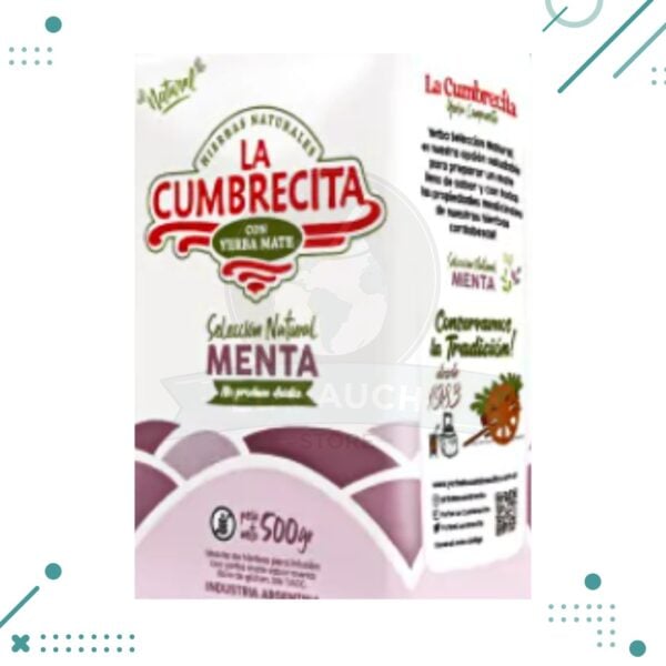 Yerba Mate La Cumbrecita MENTA (500gr)