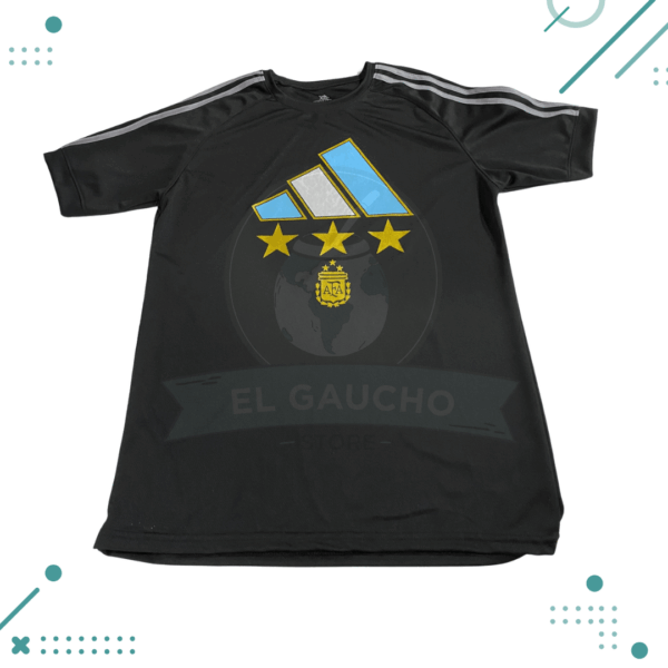 Remera Adidas argentina NEGRA