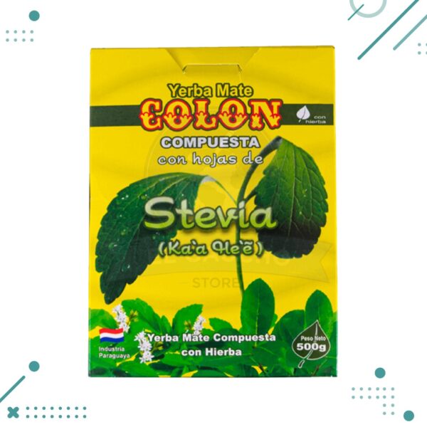 Yerba Mate Colon Compuesta Con Stevia 500gr