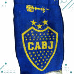 Bufanda 3 hilos Boca juniors "BOCA" 1.45x21cm - Imagen 3