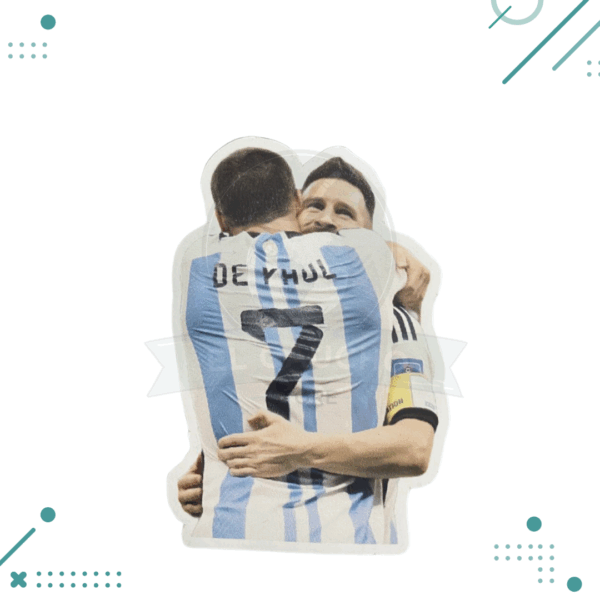 Sticker Selección Argentina – Messi y De Paul
