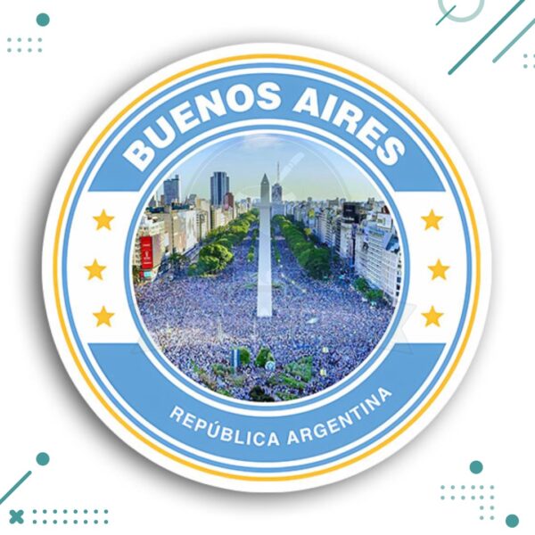 Sticker Argentina - Obelisco, Festejo Campeones del Mundo
