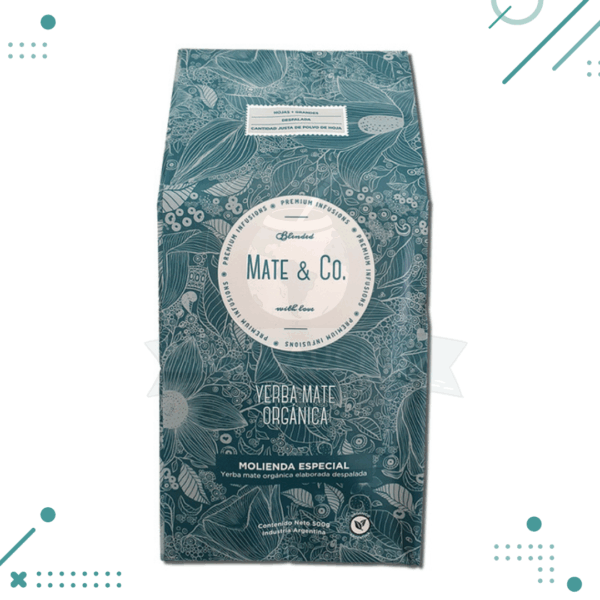 Yerba Mate MATE & CO Orgánica Despalada 500gr