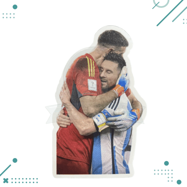 Sticker Selección Argentina –Messi y Dibu Martinez