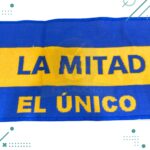 Bufanda 3 Hilos - Boca juniors "La mitad mas uno" 1.45x21cm - Imagen 2