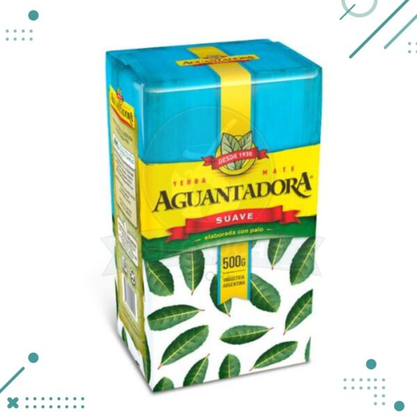 Yerba Mate Aguantadora SUAVE 500g.