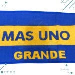 Bufanda 3 Hilos - Boca juniors "La mitad mas uno" 1.45x21cm - Imagen 4