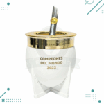 Mate Imperial AFA XL + Bombilla De Regalo, Color Blanco. - Imagen 2
