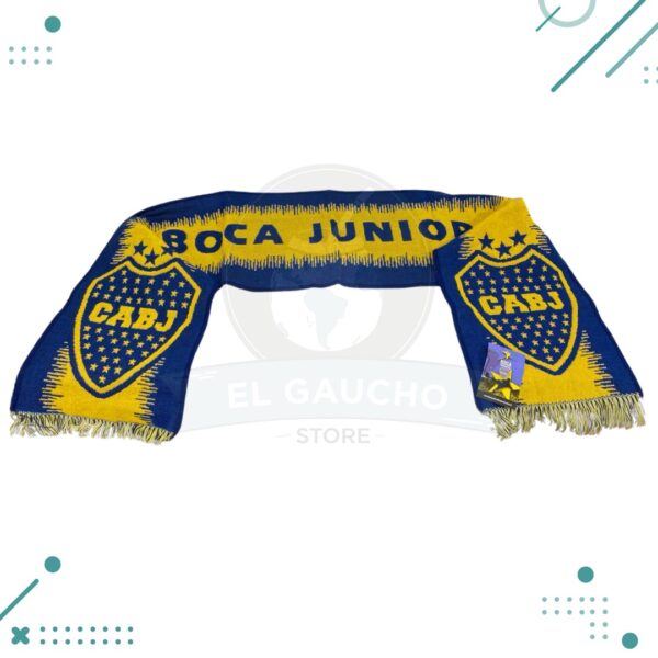 Bufanda 3 Hilos - Boca Juniors (Modelo 3) 1.45x21cm