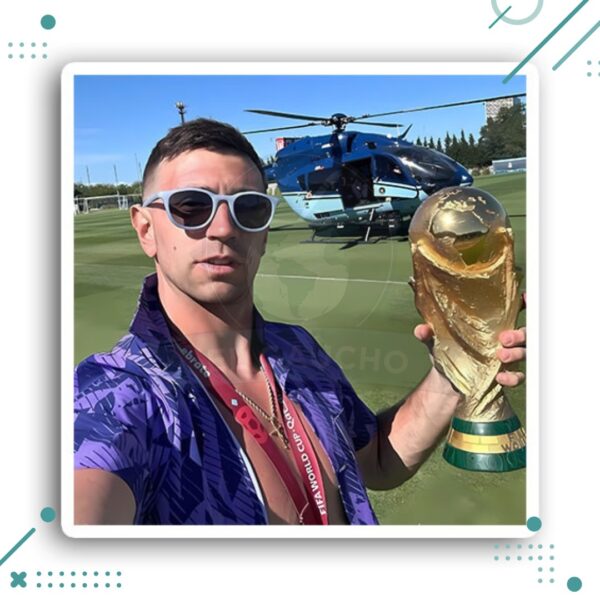 Sticker Seleccion Argentina - Selfie Dibu, Copa del Mundo