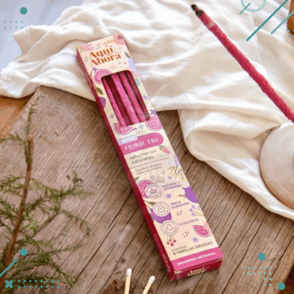 Sahumerios FLORAL FIG Higo x 8 varillas extra duracion