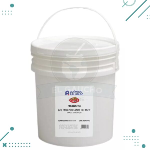Gel Emulsionante X 5 Kg Primogel Sin Tacc Libre De Gluten