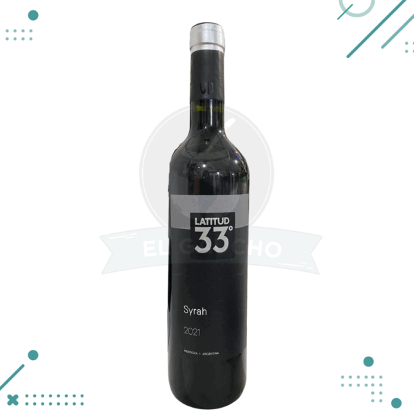 Vino Latitud 33 Syrah 2021 (750ml)