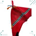 Sombrero niño - coya con trenzas ROJO - Imagen 2