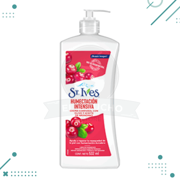 Crema Corporal ST. IVES-HUMECTACION INTENSIVA 532ml.