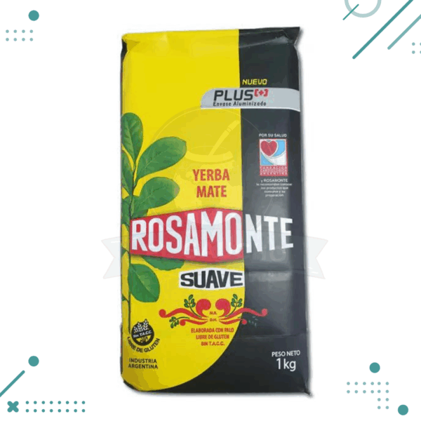 Yerba Mate Rosamonte Suave Plus, (1kg.)
