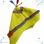 Sombrero niño - coya con trenzas AMARILLO - Imagen 2