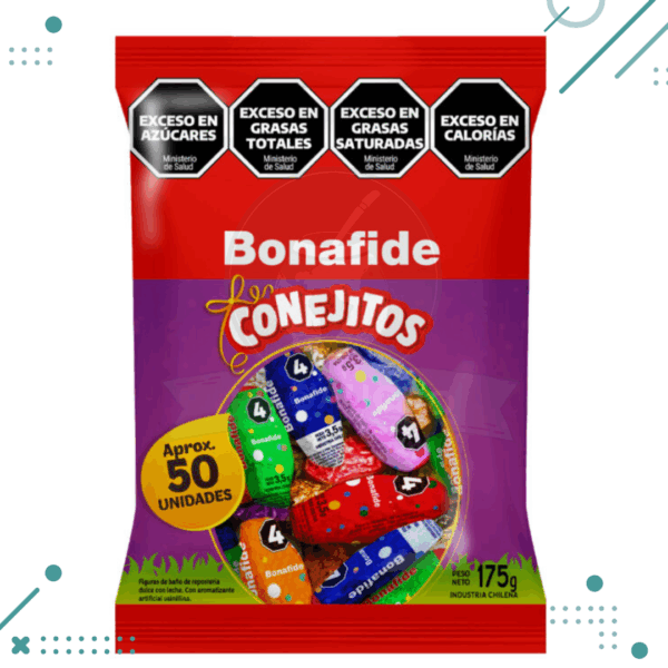 Conejitos Bonafide x 50un (175gr)