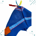 Sombrero niño - coya con trenzas AZUL - Imagen 2