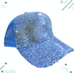 Visera con lentejuelas CELESTE