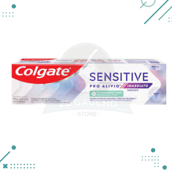 Crema Dental Colgate Sensitive Pro Alivio Real White (90gr)