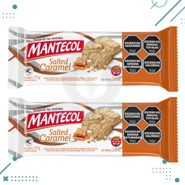 MANTECOL Sabor Salted Caramel 111gr (pack x2un.) 222gr
