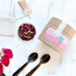 Set Mate Fucsia + Topping Floral + Bolsita de Lienzo - Imagen 3