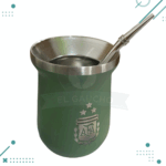 Mate Tipo Stanley AFA VERDE + BOMBILLA - Imagen 2