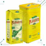 Yerbera de Lata "Playadito" + 500gr de Yerba Playadito