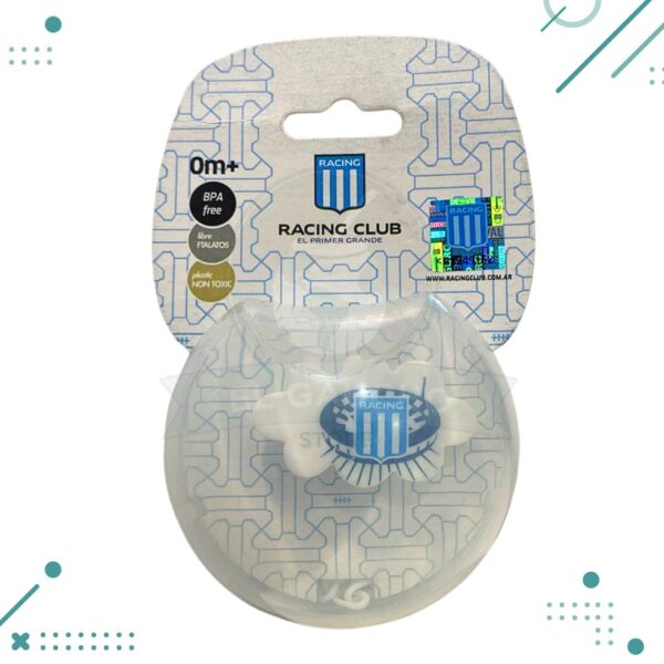 Porta chupete nube Racing 0m+