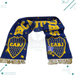 Bufanda 3 hilos Boca juniors (Modelo 2) 1.45x21cm