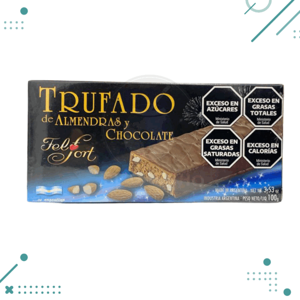 Trufado de almendras y chocolate FELFORT 100gr