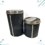 Set Matero 4 (Cuatro piezas (termo+azucarera+yerbera+mate) color negro - Imagen 2