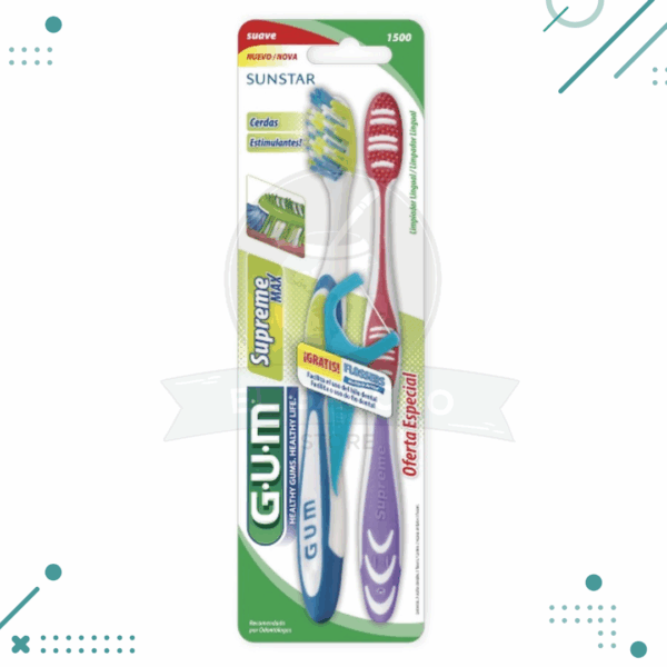 Cepillo Dental Gum Supreme Mediano - 2uni