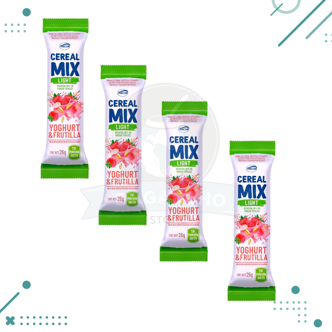 Diseno-sin-titulo-76.png Barritas Cereal Mix LIGHT Yogurt Frutilla x 26G X 4UN (104G) - Imagen 1